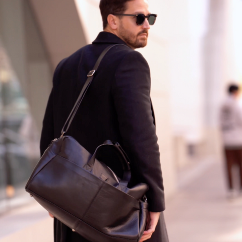 Bolso de Viaje New Classic - Cuero Negro