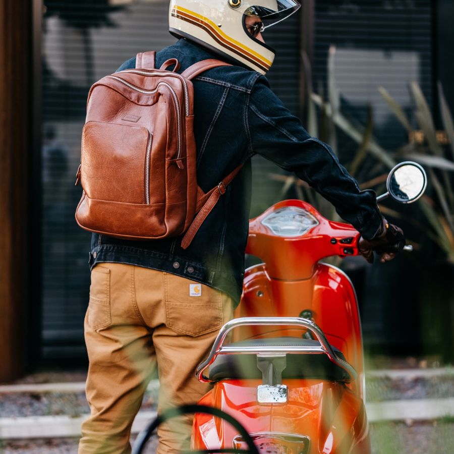 Mochila New Classic - Cuero Cognac