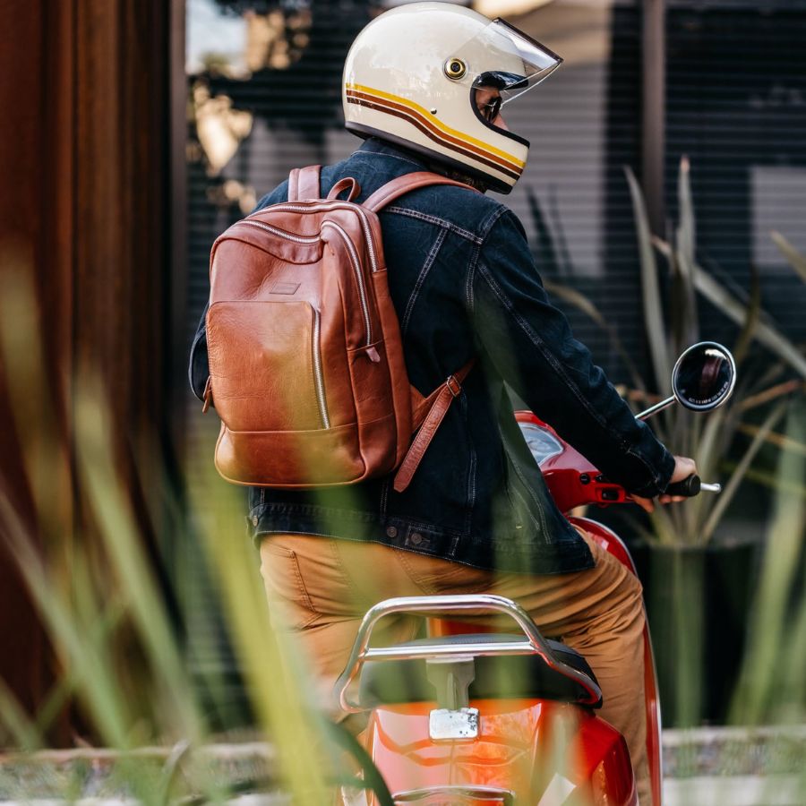 Mochila New Classic - Cuero Cognac