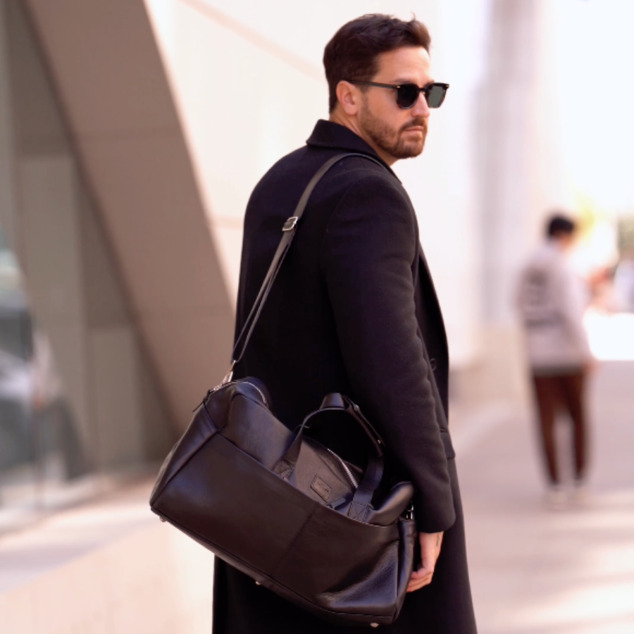 Bolso de Viaje New Classic - Cuero Negro