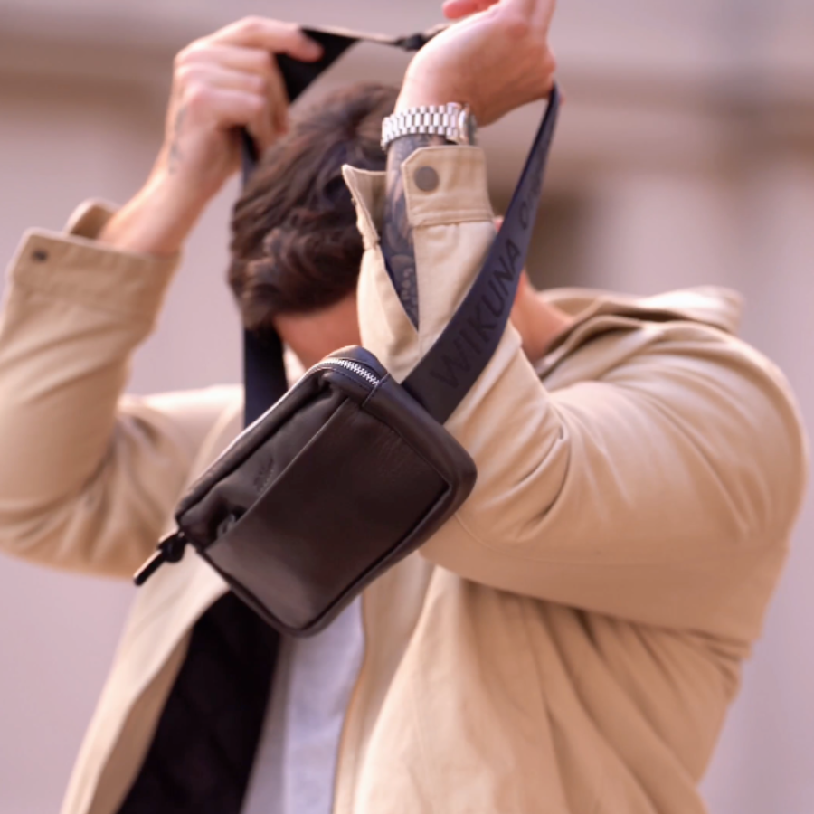 Riñonera All-Day - Cuero Negro