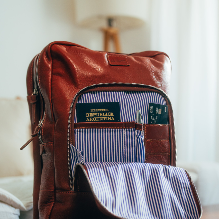 Mochila New Classic - Cuero Cognac