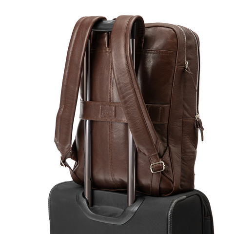 Mochila New Classic - Cuero Chocolate