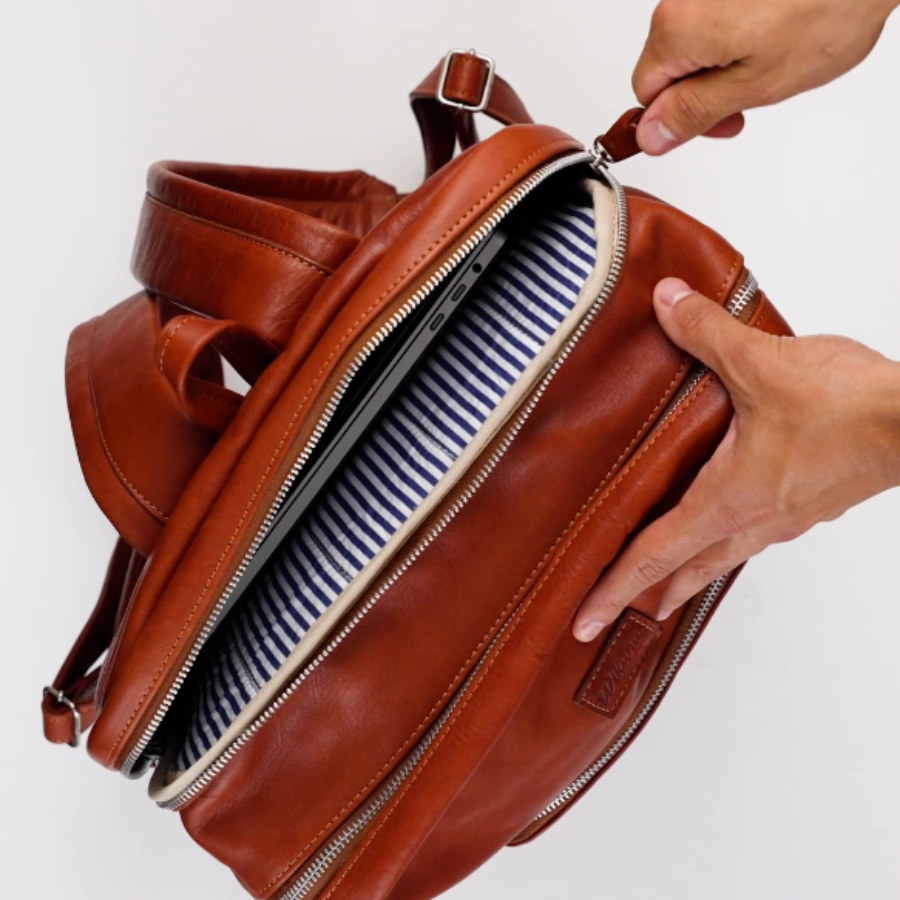 Mochila New Classic - Cuero Cognac