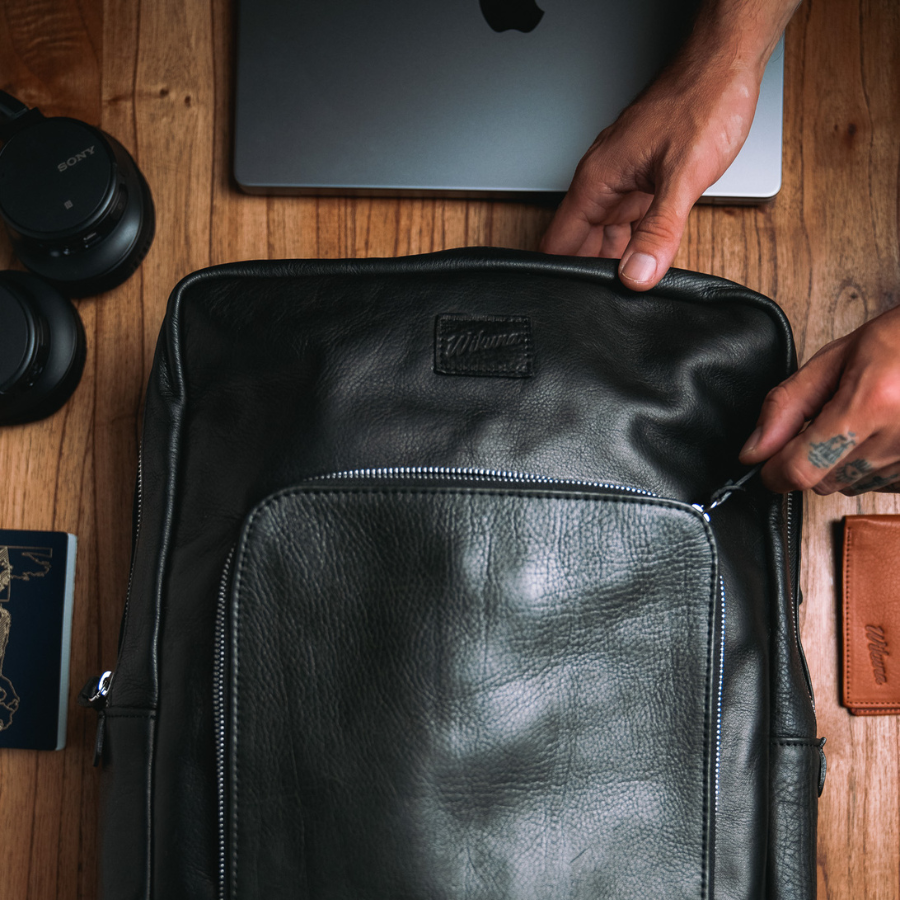 Mochila New Classic - Cuero Negro