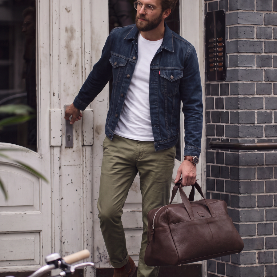 Bolso de Viaje New Classic - Cuero Chocolate