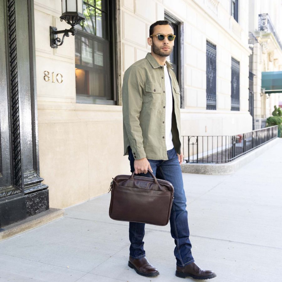 Maletín New Classic - Cuero Chocolate