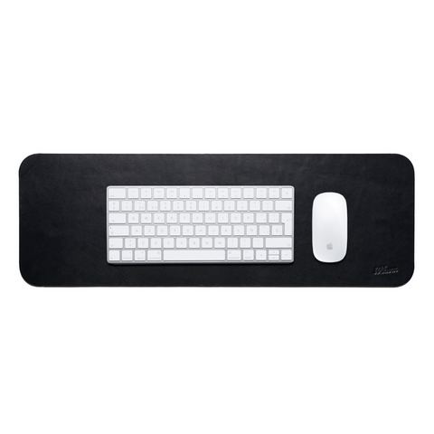 Desk Pad 60x20 - Semi Rígido - Cuero Negro