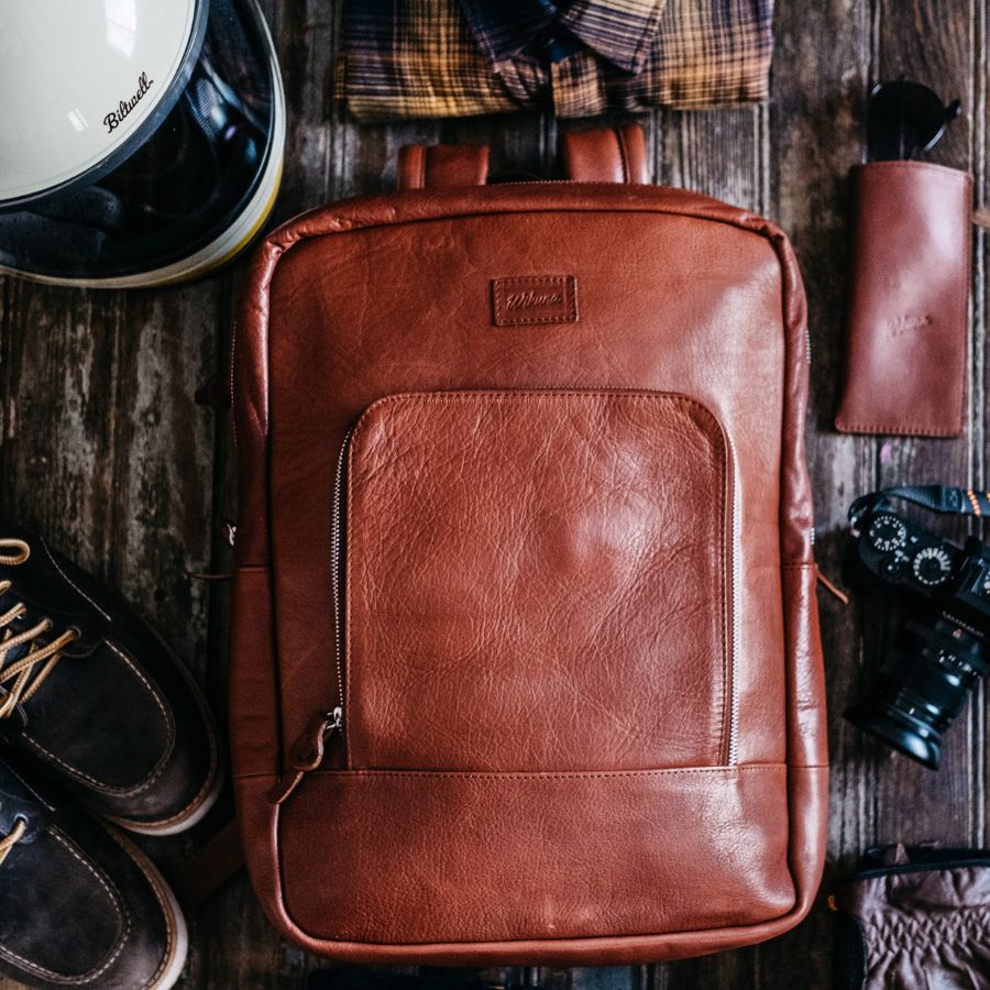 Mochila New Classic - Cuero Cognac