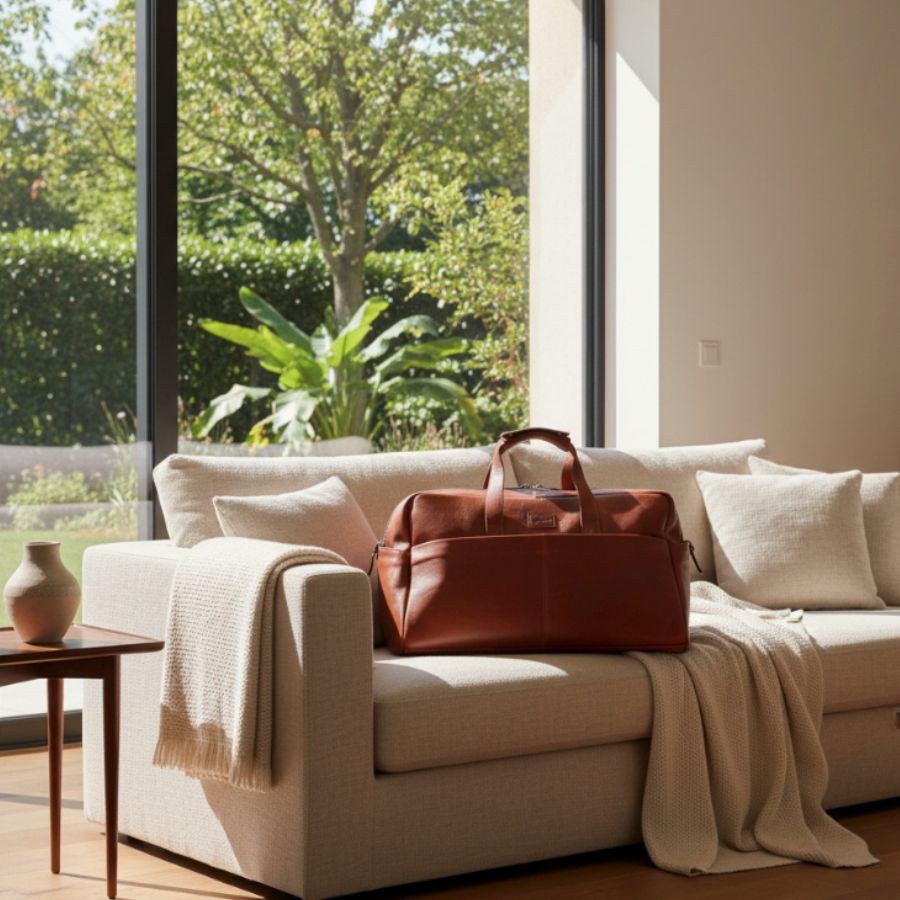 Bolso de Viaje New Classic - Cuero Cognac