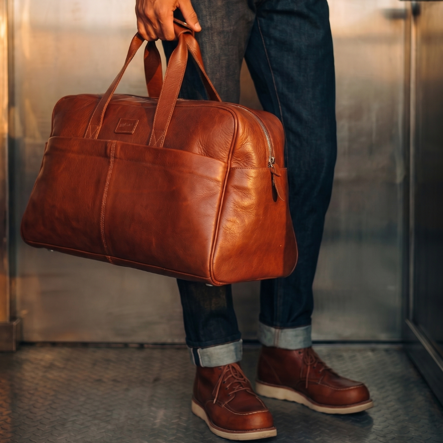 Bolso de Viaje New Classic - Cuero Cognac
