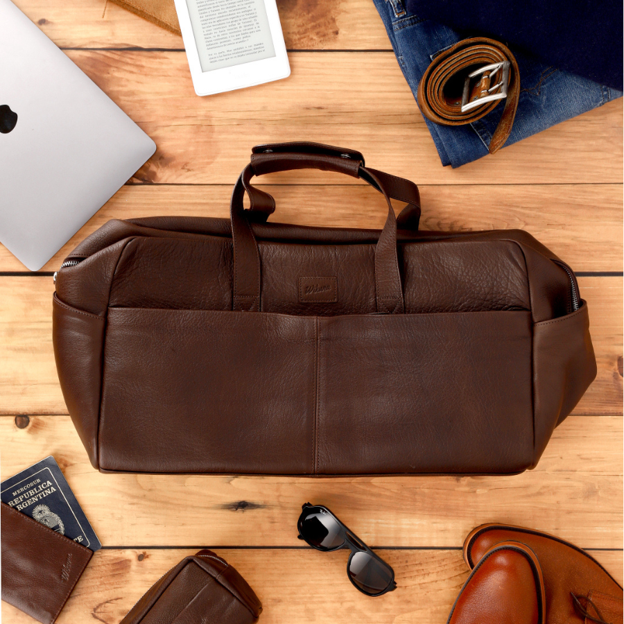 Bolso de Viaje New Classic - Cuero Chocolate