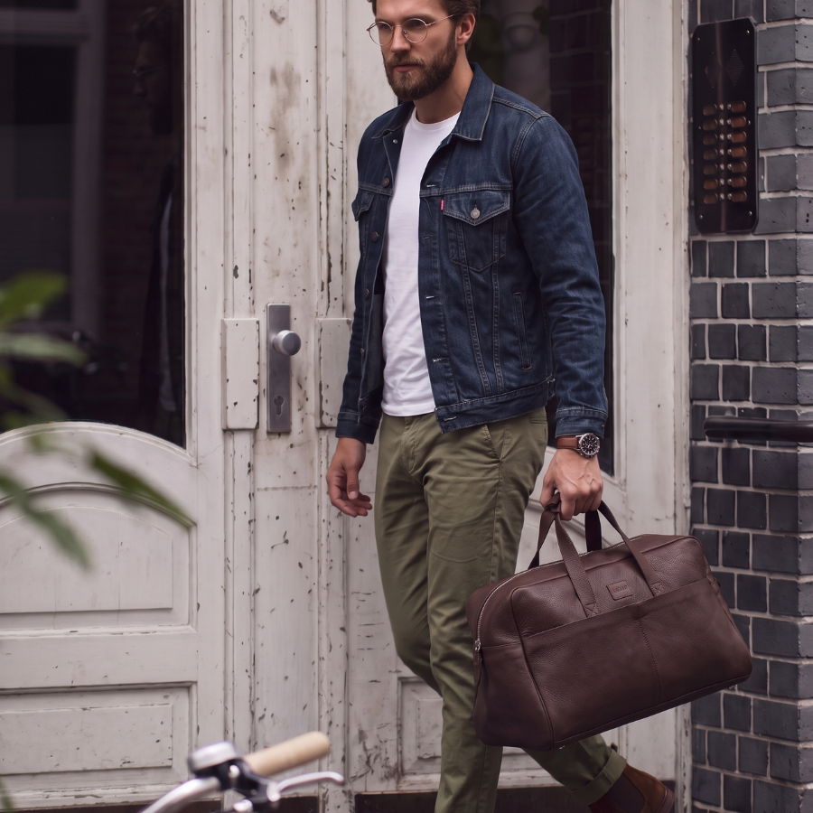 Bolso de Viaje New Classic - Cuero Chocolate