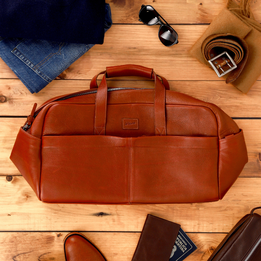 Bolso de Viaje New Classic - Cuero Cognac