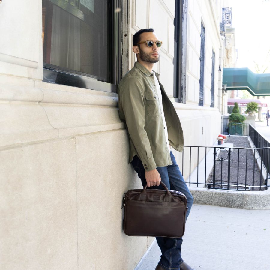 Maletín New Classic - Cuero Chocolate