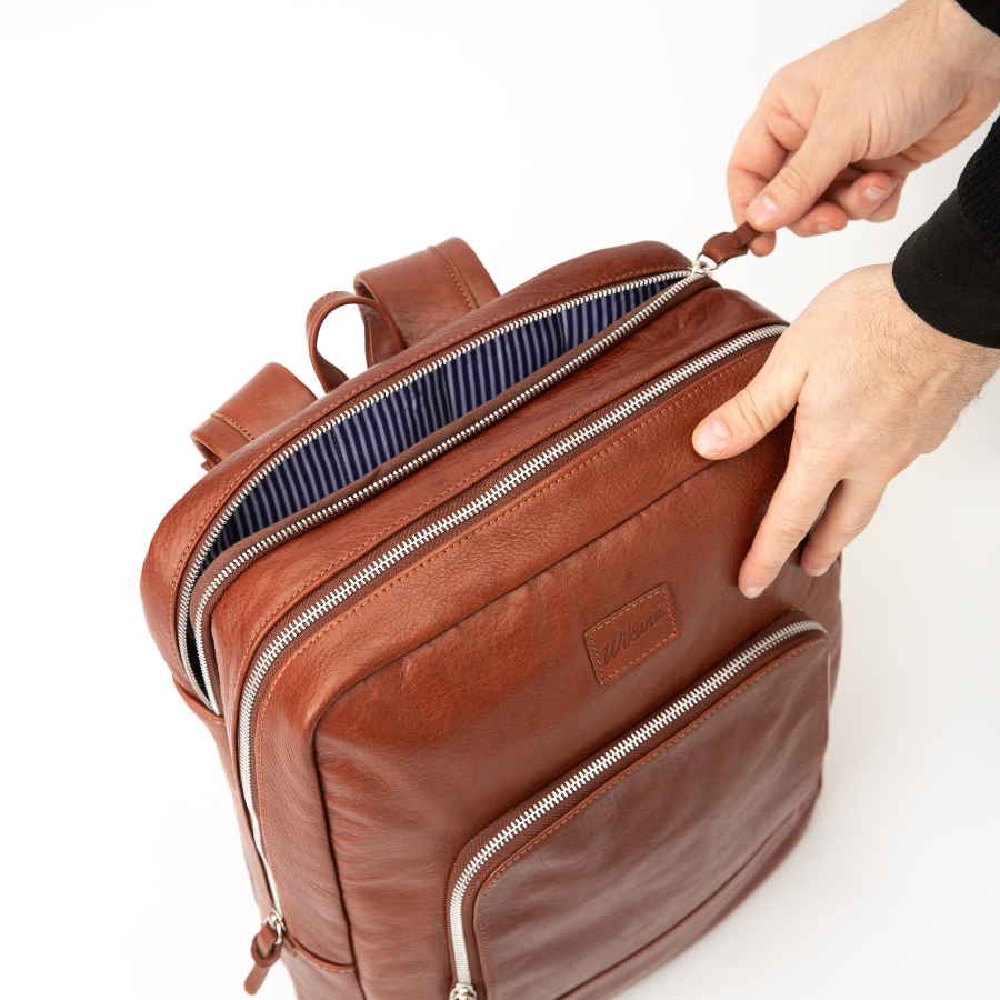 Mochila New Classic - Cuero Cognac