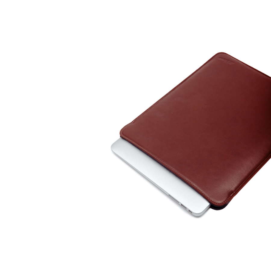 Funda de cuero para Laptop Notebook 13 14 Macbook - tapa