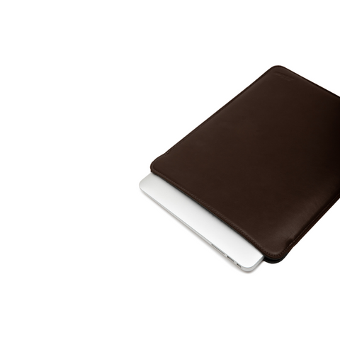 Funda Laptop Slim - MacBook 13-14'' & iPad Pro y Air de 13'' - Cuero Chocolate