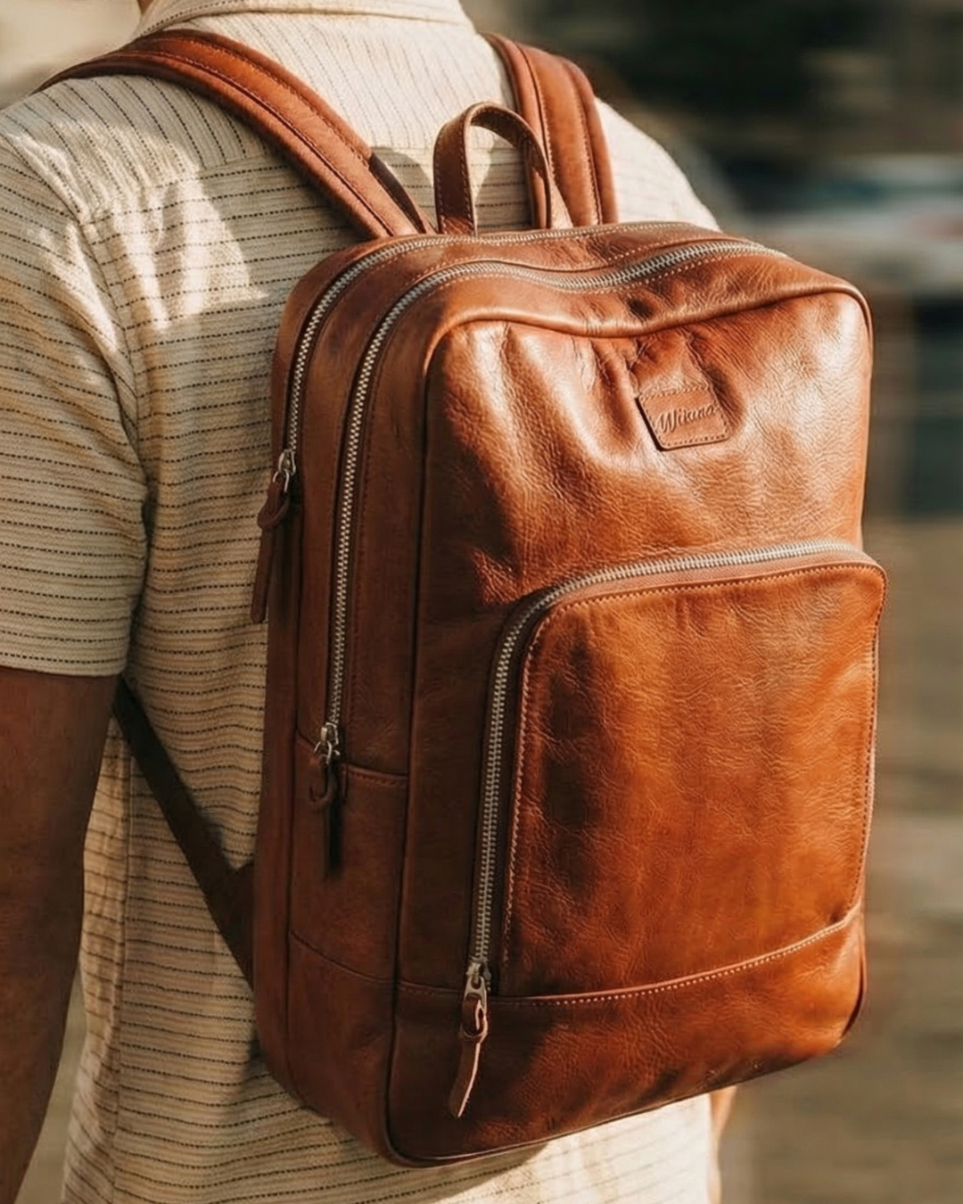 Mochila New Classic - Cuero Cognac