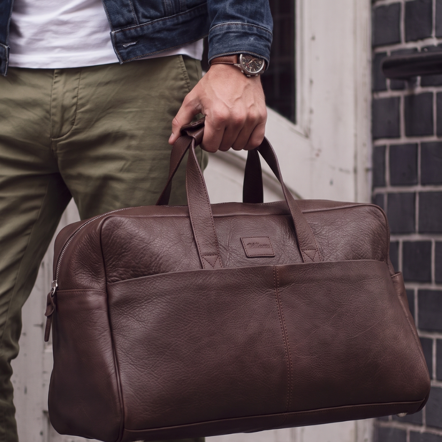 Bolso de Viaje New Classic - Cuero Chocolate