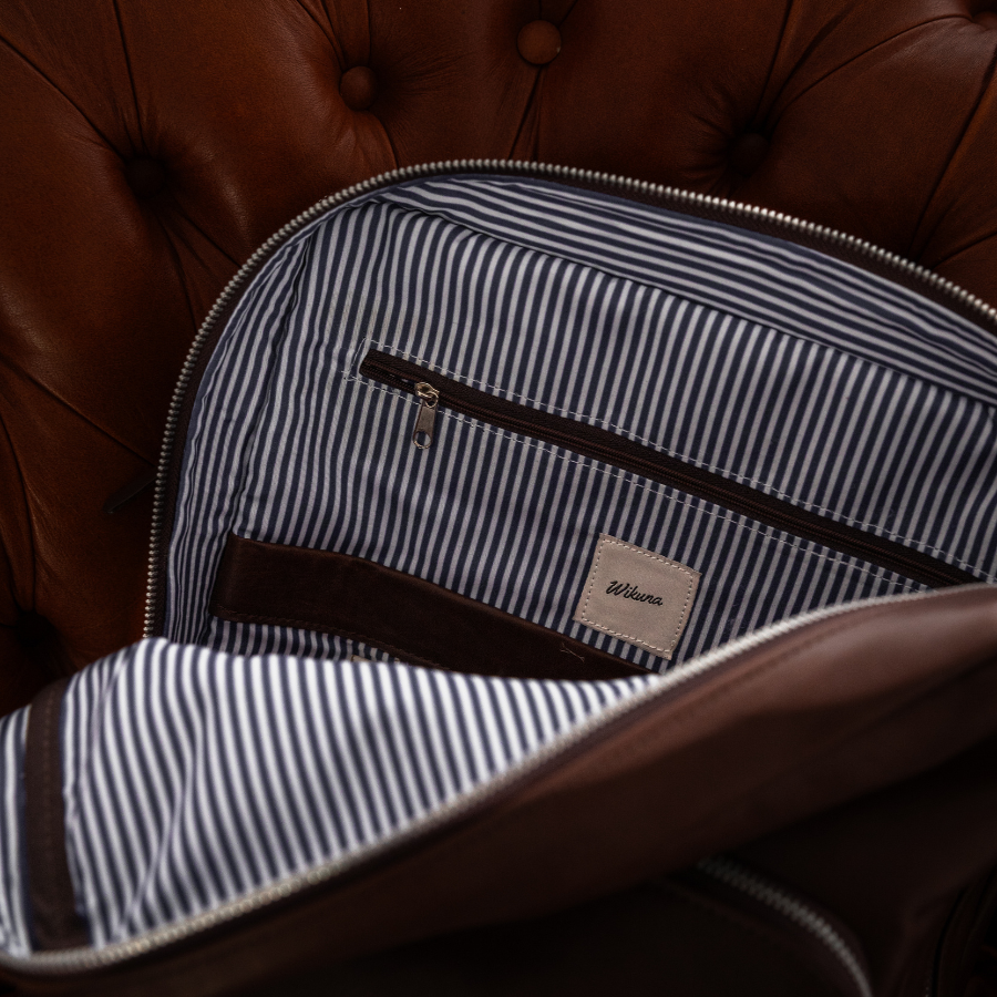 Mochila New Classic - Cuero Chocolate