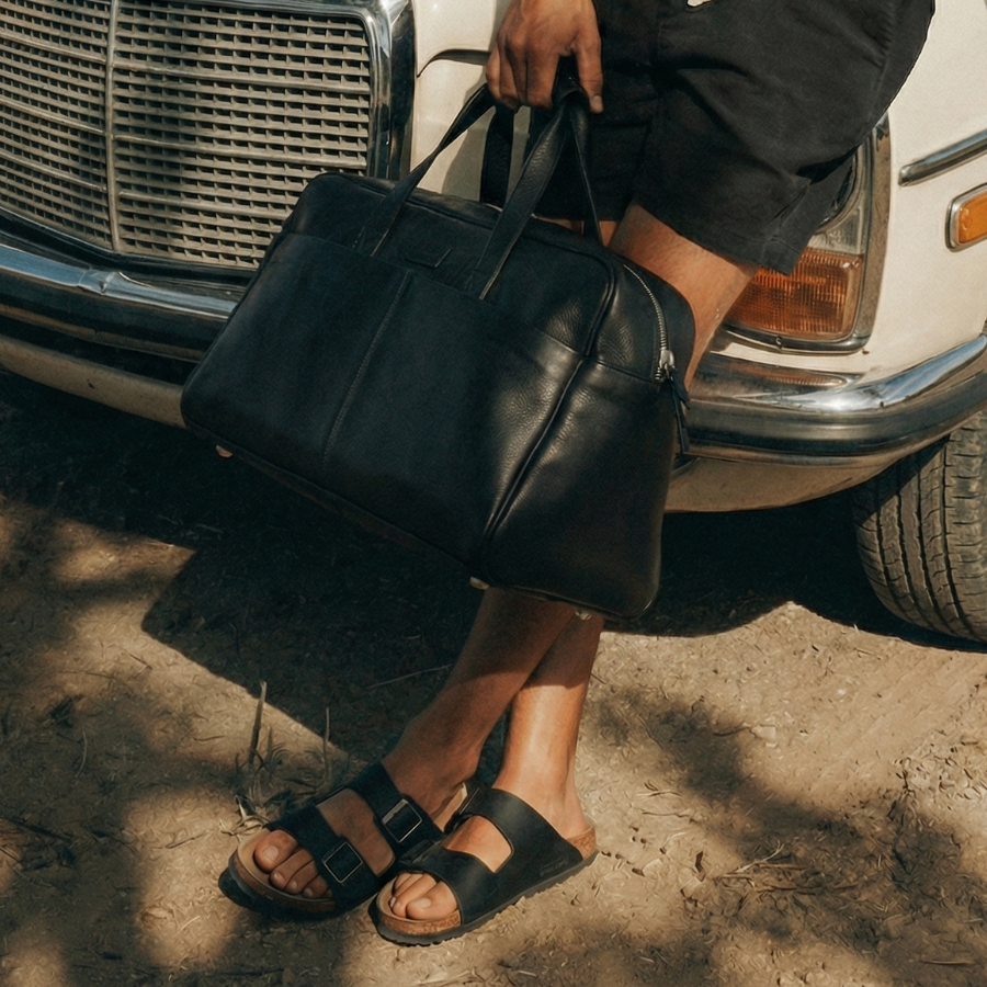 Bolso de viaje de cuero para  escapadas