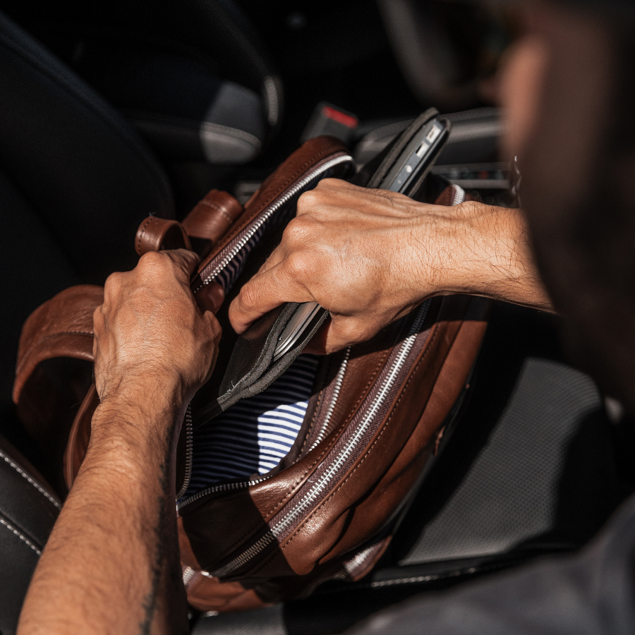 Mochila New Classic - Cuero Chocolate