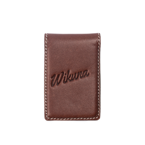 Billetera Money CLIP - Cuero Chocolate