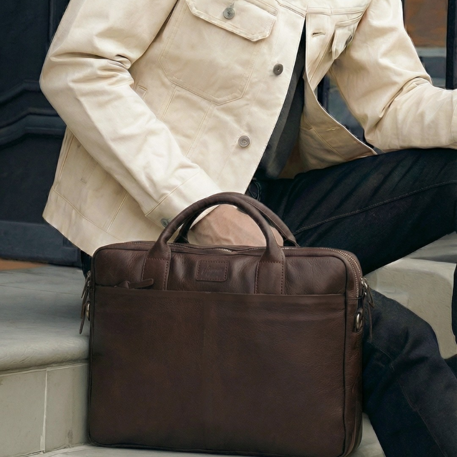 Maletín New Classic - Cuero Chocolate