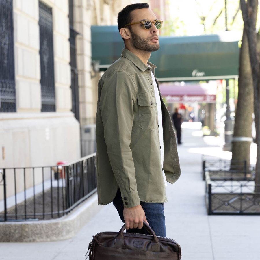 Maletín New Classic - Cuero Chocolate