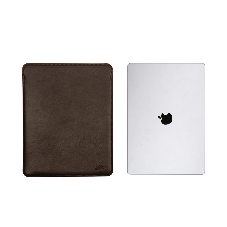 macbook apple - funda de cuero argentino