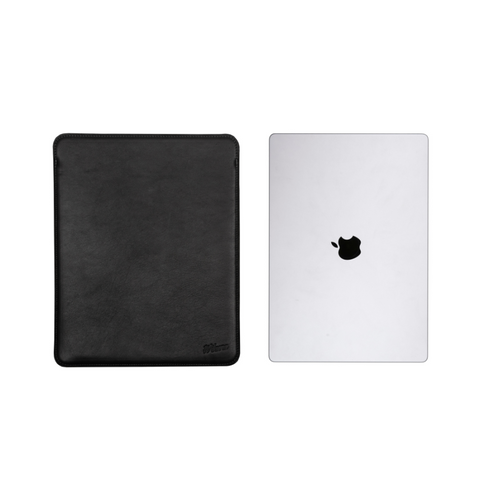 Funda Laptop Slim - MacBook 13-14'' & iPad Pro y Air de 13'' - Cuero Negro