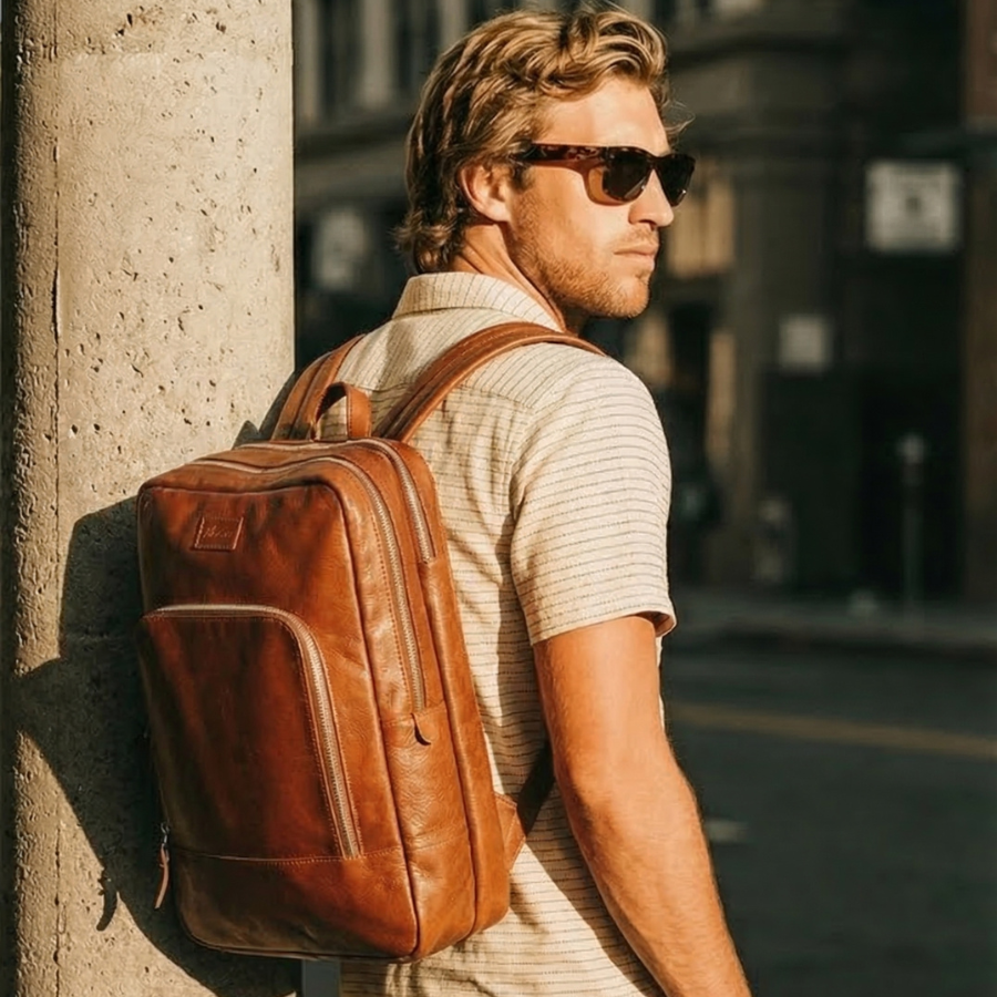 Mochila New Classic - Cuero Cognac