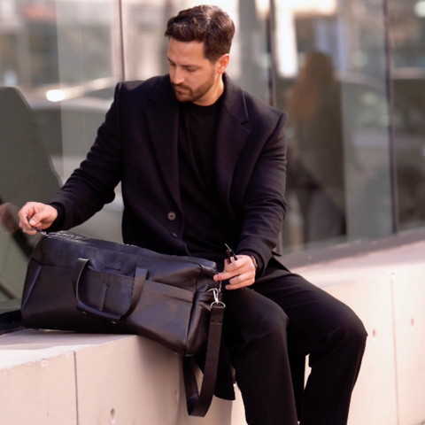 Bolso de Viaje New Classic - Cuero Negro