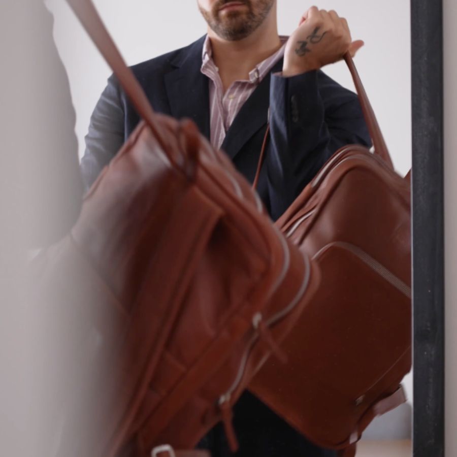 Mochila New Classic - Cuero Cognac