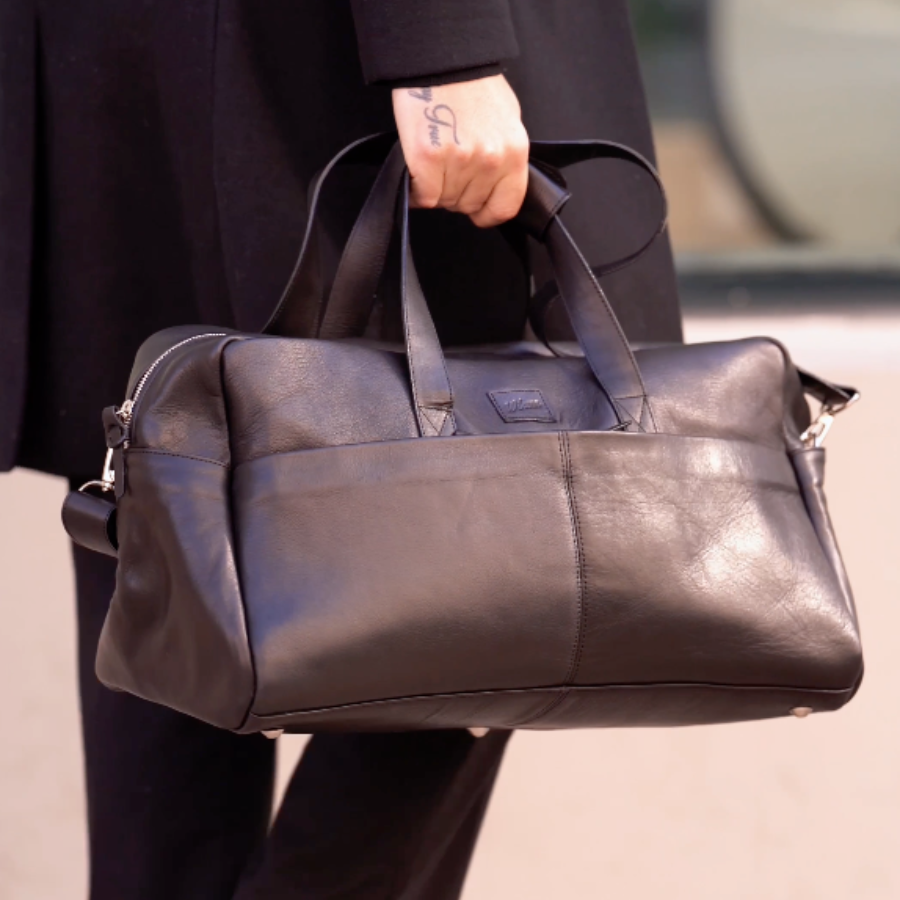 Bolso de Viaje New Classic - Cuero Negro