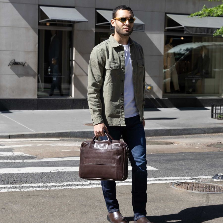 Maletín New Classic - Cuero Chocolate