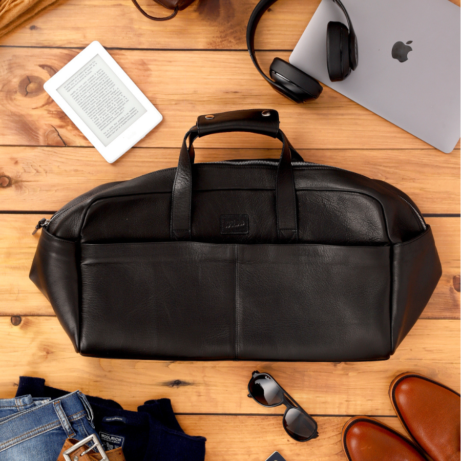 Bolso de Viaje New Classic - Cuero Negro