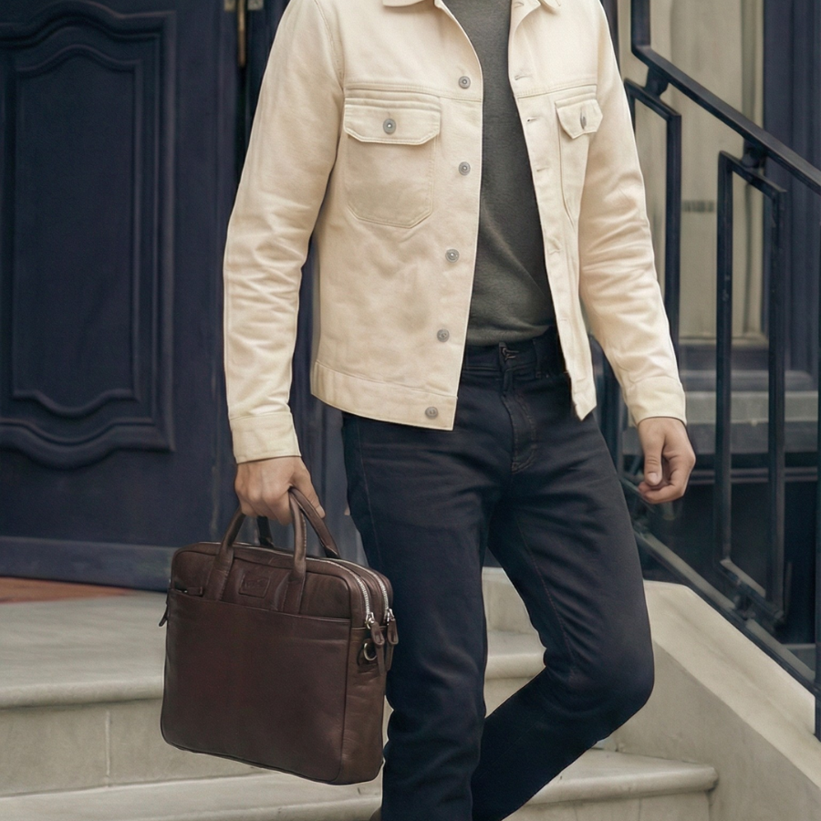 Maletín New Classic - Cuero Chocolate