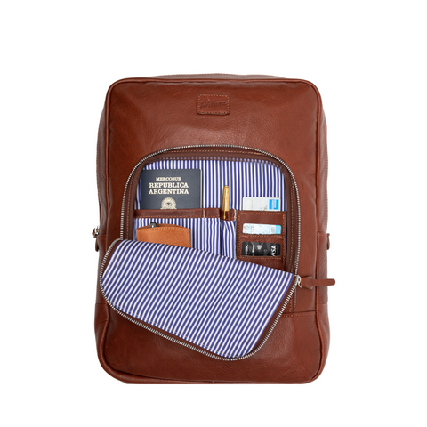 Mochila New Classic - Cuero Cognac