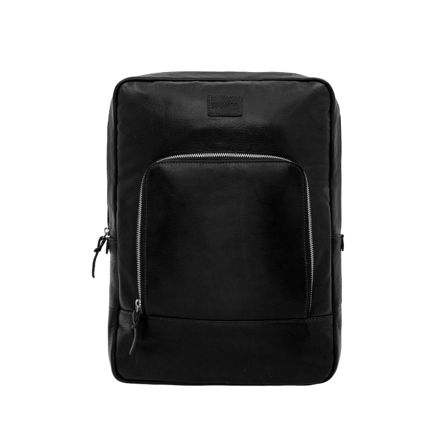 Mochila de Cuero Negro