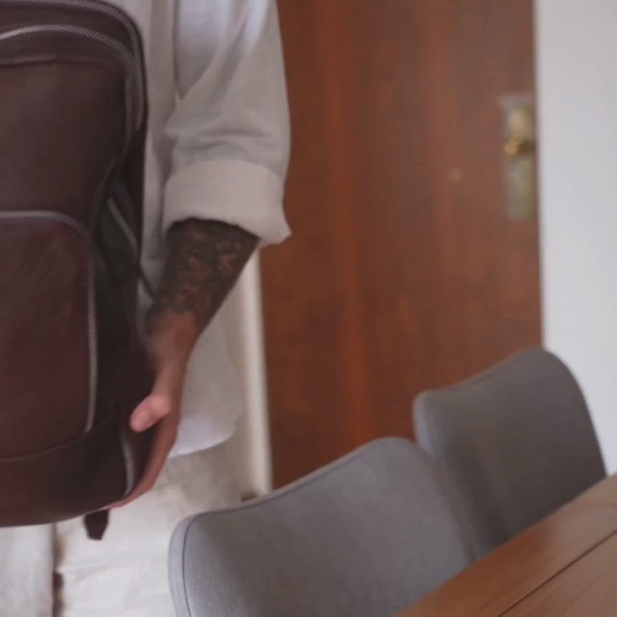 Mochila New Classic - Cuero Cognac