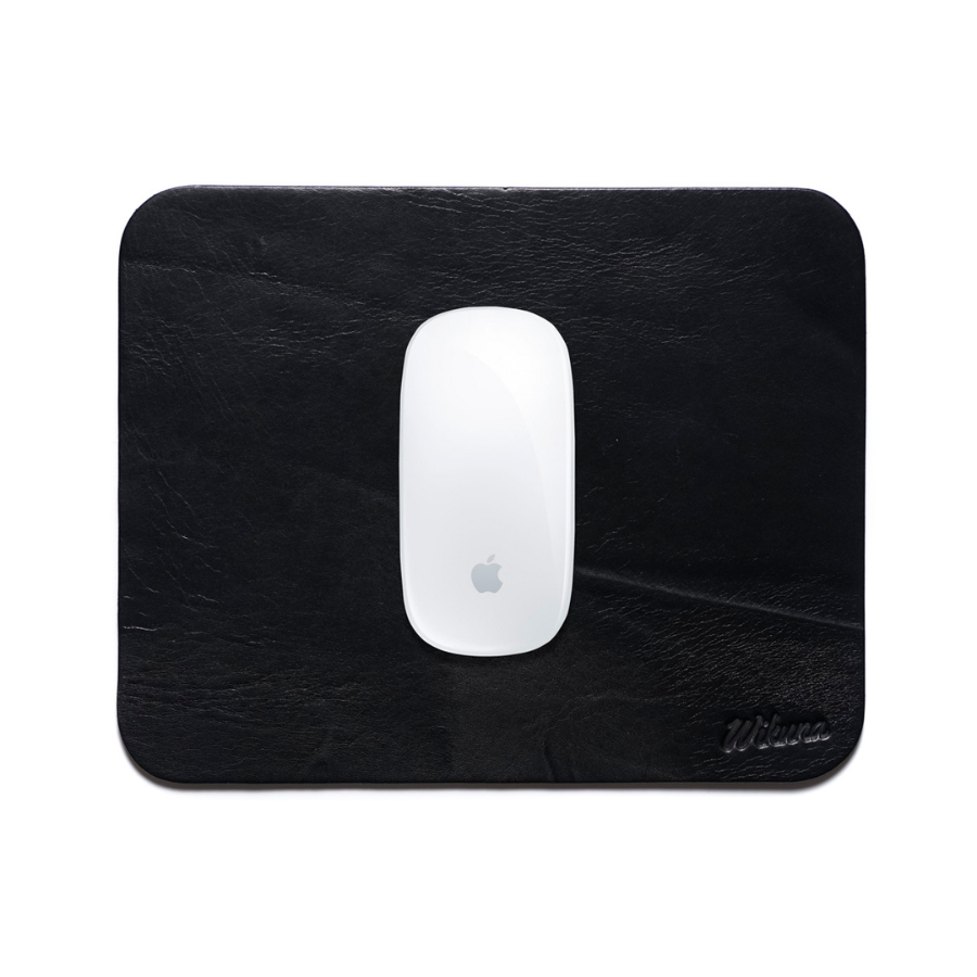 Mouse Pad 25x20 - Semi Rígido - Cuero Negro
