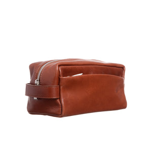 Necessaire Cuero Cognac