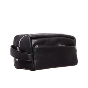 Necessaire Cuero Negro