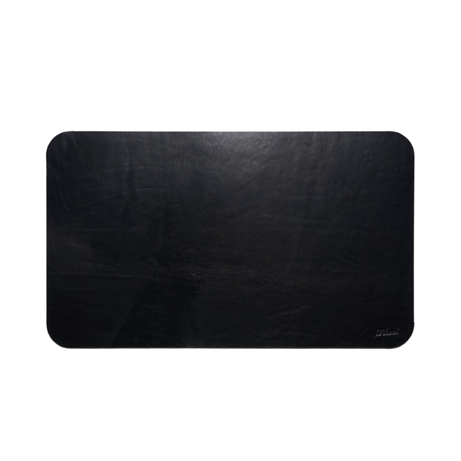 Desk Pad 58x35 - Semi Rígido - Cuero Negro