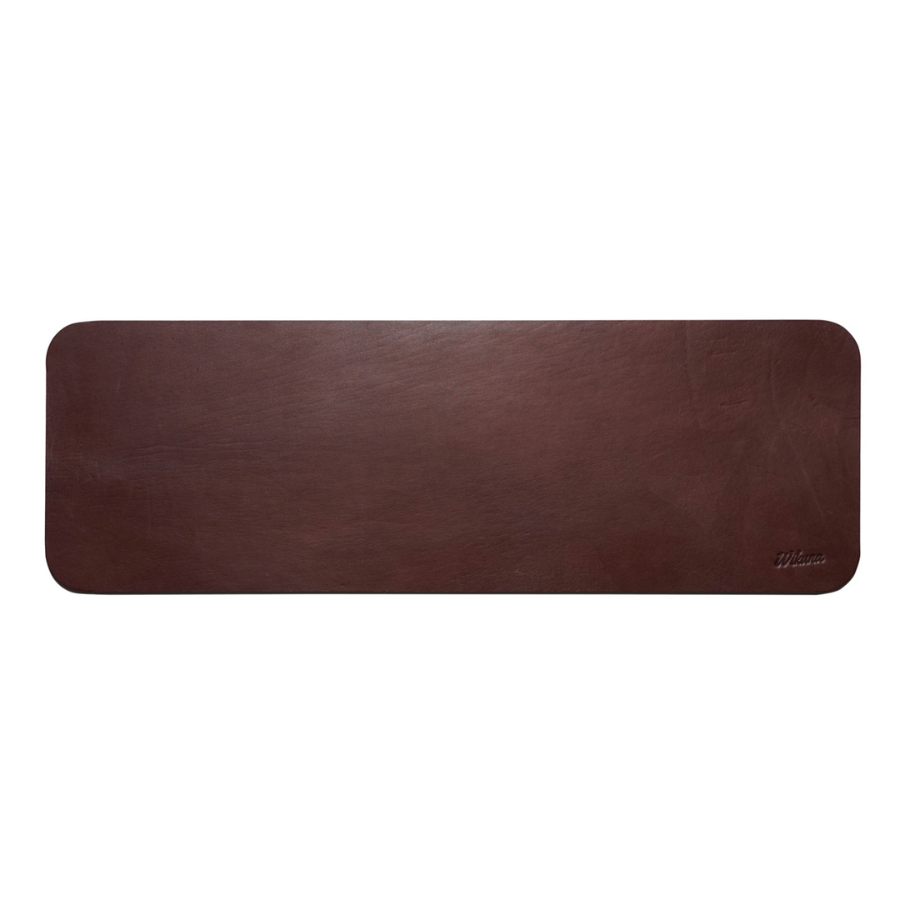 Desk Pad 60x20 - Semi Rígido - Cuero Chocolate